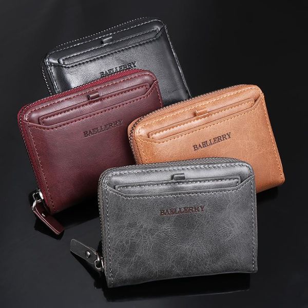 wallets 1pc retro men leather wallet soft coins pocket id card holder zipper purse business, Red;black
wallets 1pc retro men leather wallet soft coins pocket id card holder zipper purse business, Red;black