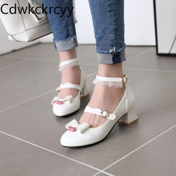 dress shoes spring and fall the fashion high heel women sweet bow lace princess student thick plush size 34-43, Black
dress shoes spring and fall the fashion high heel women sweet bow lace princess student thick plush size 34-43, Black