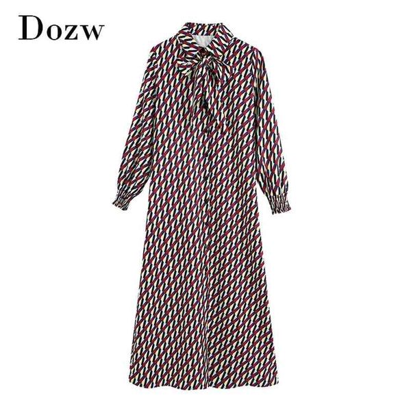 casual geometric print midi dress autumn spring boe tie collar elegant shirt long sleeve es for women 210515, Black;gray
casual geometric print midi dress autumn spring boe tie collar elegant shirt long sleeve es for women 210515, Black;gray