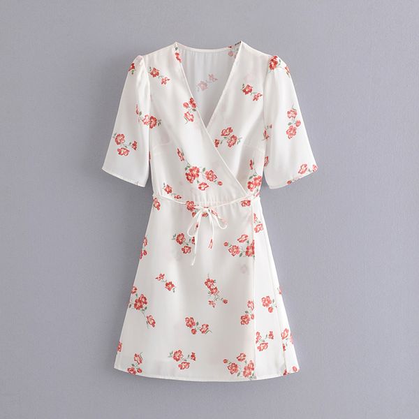 vintage floral print dress with bow sashes summer women v-neck mini dresses cute girls chic vestidos 210520, Black;gray
vintage floral print dress with bow sashes summer women v-neck mini dresses cute girls chic vestidos 210520, Black;gray