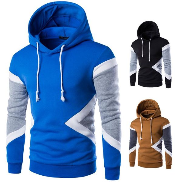 men's hoodies & sweatshirts mens nice autumn pullovers leisure patchwork colors fashion hooded coats sweat homme 9237, Black
men's hoodies & sweatshirts mens nice autumn pullovers leisure patchwork colors fashion hooded coats sweat homme 9237, Black