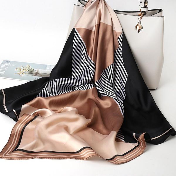 scarves scarf women luxury fashion silk square for 70*70cm neck hair tie band bag warp soft neckerchief hijab female foulard, Blue;gray
scarves scarf women luxury fashion silk square for 70*70cm neck hair tie band bag warp soft neckerchief hijab female foulard, Blue;gray