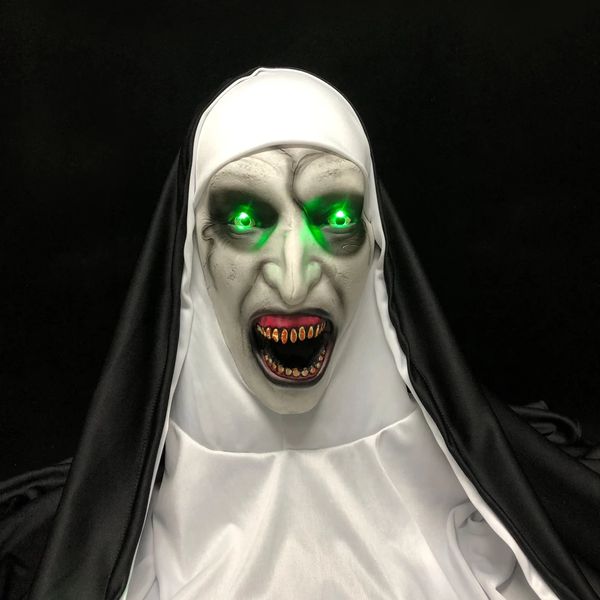 costume accessories nun mask cosplay masks led valak halloween terror costumes for women scary latex masques costume props deluxe mascarilla, Silver
costume accessories nun mask cosplay masks led valak halloween terror costumes for women scary latex masques costume props deluxe mascarilla, Silver