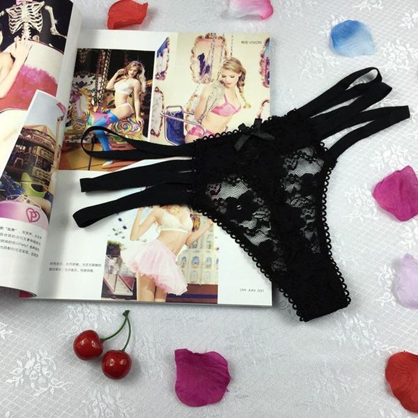 women g-string thongs intimates briefs lace breathable lingerie panties underwear women's, Black;pink
women g-string thongs intimates briefs lace breathable lingerie panties underwear women's, Black;pink