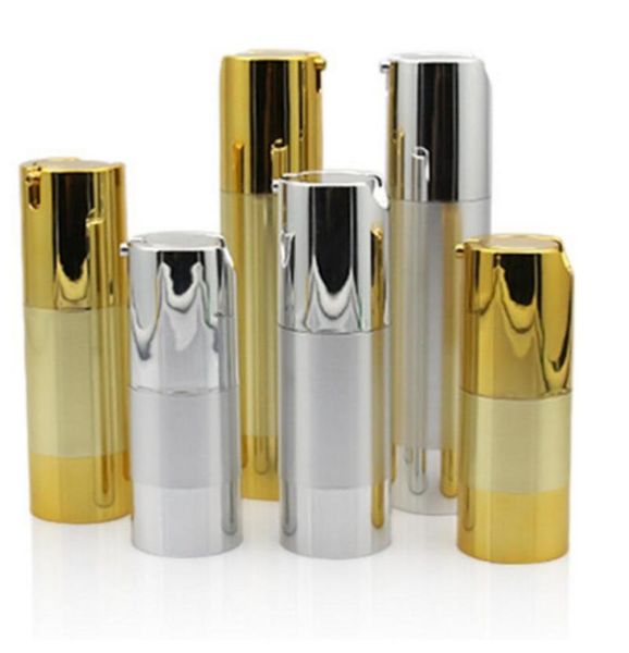 storage bottles & jars 100pcs 15ml 30ml 50ml gold/silver empty cosmetic airless bottle portable refillable pump dispenser for travel lotion
storage bottles & jars 100pcs 15ml 30ml 50ml gold/silver empty cosmetic airless bottle portable refillable pump dispenser for travel lotion