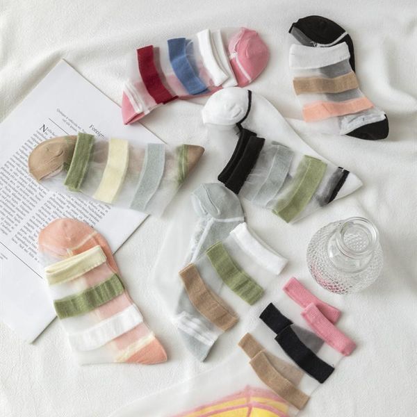 spring summer socks women soft breathable glass silk long lace casual all-match fashion splicing harajuku style & hosiery, Black;white
spring summer socks women soft breathable glass silk long lace casual all-match fashion splicing harajuku style & hosiery, Black;white