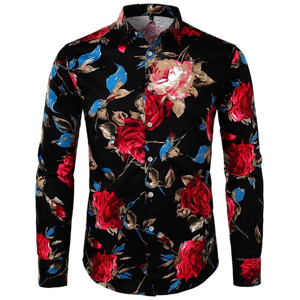 men's jackets pyjtrl pink floral men print thin casual fitting long sleeve shirts 73e3, Black;brown
men's jackets pyjtrl pink floral men print thin casual fitting long sleeve shirts 73e3, Black;brown