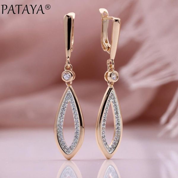 dangle & chandelier pataya two-color horse eye hollow long earrings women natural zircon fashion jewelry 585 rose gold unusual, Silver
dangle & chandelier pataya two-color horse eye hollow long earrings women natural zircon fashion jewelry 585 rose gold unusual, Silver