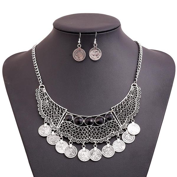 pendant necklaces hollow bib necklace bohemian large statement maxi disc tassel accessories boho ethnic style trendy jewelry, Silver
pendant necklaces hollow bib necklace bohemian large statement maxi disc tassel accessories boho ethnic style trendy jewelry, Silver