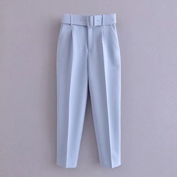 women fashion with belt side pockets office wear pants vintage high waist zipper fly female ankle trousers mujer, Black;white
women fashion with belt side pockets office wear pants vintage high waist zipper fly female ankle trousers mujer, Black;white