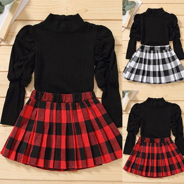 clothing sets kids girls clothes spring autumn children puff sleeve shirts +plaid a-line skirts baby outfits christmas, White
clothing sets kids girls clothes spring autumn children puff sleeve shirts +plaid a-line skirts baby outfits christmas, White