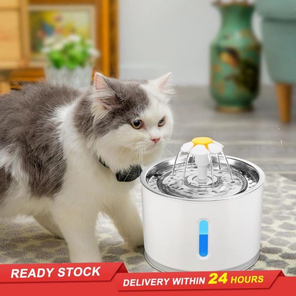 2.4 l automatic dispenser feeder pet drinking water electric led dog cat fountain drink filter usb powered bowls & feeders
2.4 l automatic dispenser feeder pet drinking water electric led dog cat fountain drink filter usb powered bowls & feeders