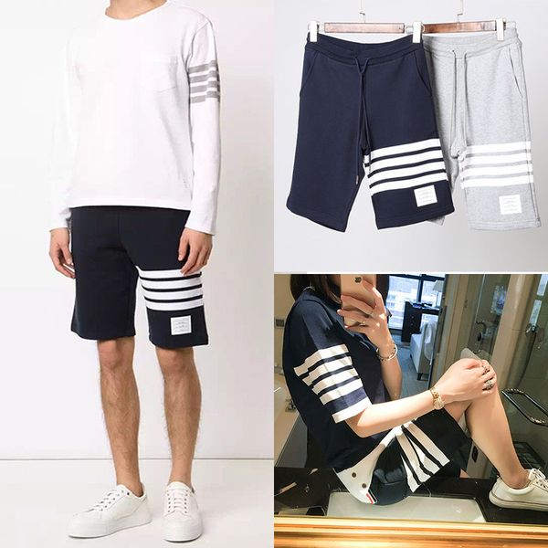 design clothing trendy capris, yarn dyed 4-bar casual shorts, new summer pants, men's and women's alike, Black
design clothing trendy capris, yarn dyed 4-bar casual shorts, new summer pants, men's and women's alike, Black