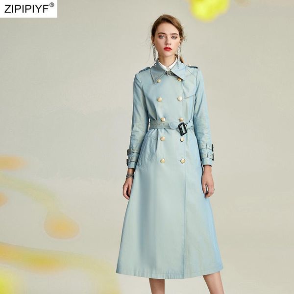 women's trench coats limited edition high-end mint blue elegant women coat 2021 autumn winter temperament ol fashion c2113, Tan;black
women's trench coats limited edition high-end mint blue elegant women coat 2021 autumn winter temperament ol fashion c2113, Tan;black
