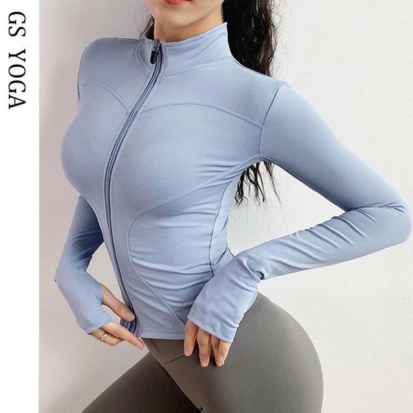 women athletic sport shirts slim fit long sleeved fitness coat yoga crop with thumb holes gym jacket workout sweatshirts outfit
women athletic sport shirts slim fit long sleeved fitness coat yoga crop with thumb holes gym jacket workout sweatshirts outfit