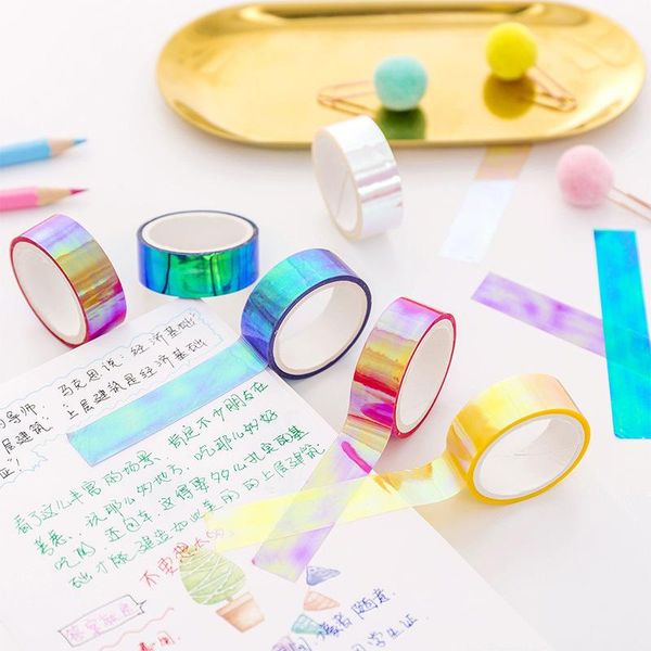 gift wrap 5m laser glitter washi tape candy colors decorative adhesive masking for scrapbooking girls diy diary 3 rolls
gift wrap 5m laser glitter washi tape candy colors decorative adhesive masking for scrapbooking girls diy diary 3 rolls