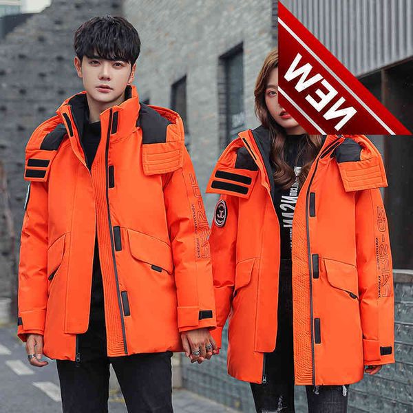 winter jacket bright face down men's new couple fashion thickened warm cold proof ski mountaineering, Black
winter jacket bright face down men's new couple fashion thickened warm cold proof ski mountaineering, Black