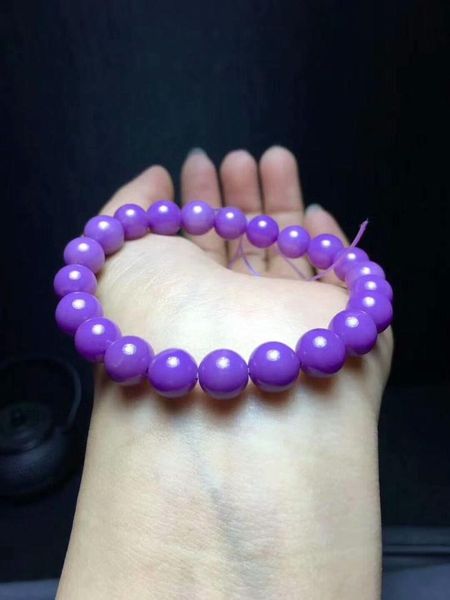 natural bracelet phosphosiderite purple beads 9-8mm beaded, strands, Black
natural bracelet phosphosiderite purple beads 9-8mm beaded, strands, Black