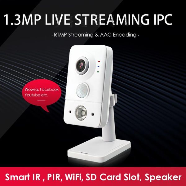 cameras 1.3mp rtmp wifi live ipcamera aac audio tf card network camera push video stream to youtube/wowza by
cameras 1.3mp rtmp wifi live ipcamera aac audio tf card network camera push video stream to youtube/wowza by