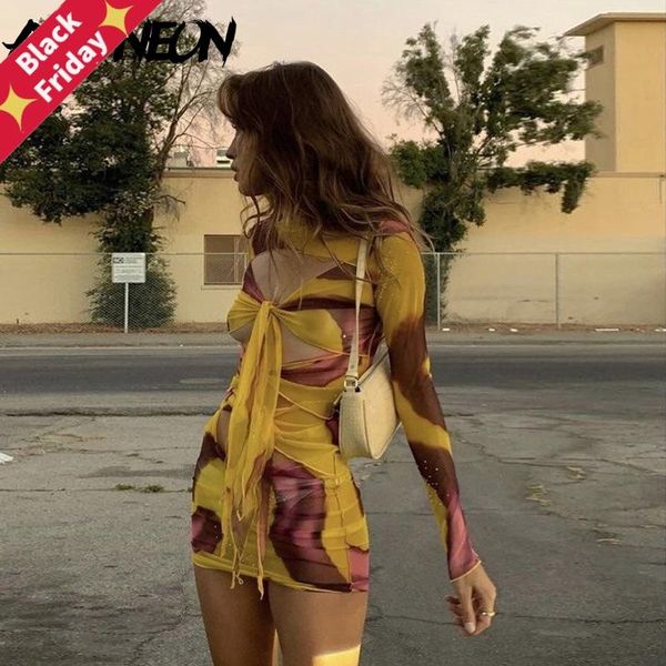 allneon y2k aesthetics printing hollow out bandage front party dresses vintage e-girl o-neck transparent long sleeve dress casual, Black;gray
allneon y2k aesthetics printing hollow out bandage front party dresses vintage e-girl o-neck transparent long sleeve dress casual, Black;gray