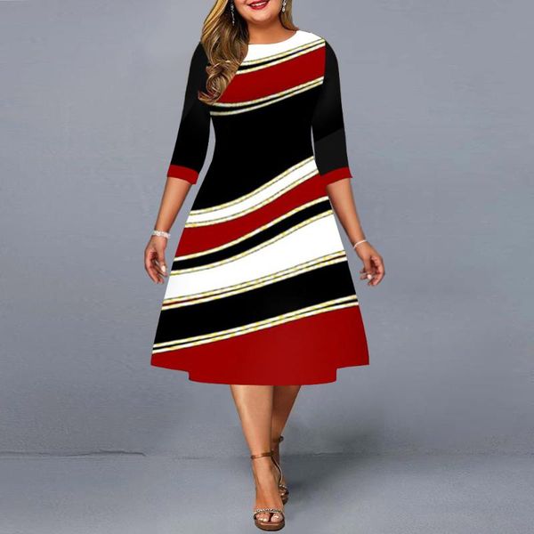 plus size dresses elegant dress 2022 christmas print year evening party autumn ldies o-neck casual midi 4xl 5xl, Black
plus size dresses elegant dress 2022 christmas print year evening party autumn ldies o-neck casual midi 4xl 5xl, Black