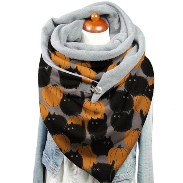 scarves cut cartoon printed scarf women festive decorative halloween practical winter shawls neck cover wrap outdoor, Blue;gray
scarves cut cartoon printed scarf women festive decorative halloween practical winter shawls neck cover wrap outdoor, Blue;gray