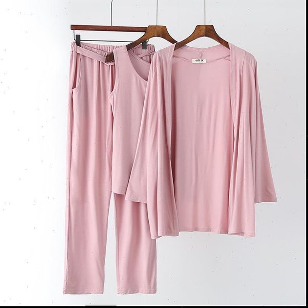 cotton 3 pieces pajamas set womens sleepwears round neck long sleeve and pants winter soft thin loose female sleepwear clothes, Black;red
cotton 3 pieces pajamas set womens sleepwears round neck long sleeve and pants winter soft thin loose female sleepwear clothes, Black;red