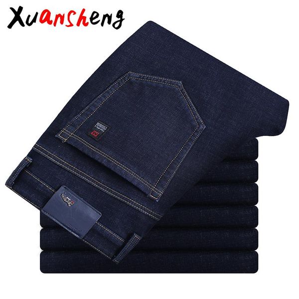 brand straight men's jeans 2021 blue black classic casual stretch mid-waist washed streetwear clothing wild long pants
brand straight men's jeans 2021 blue black classic casual stretch mid-waist washed streetwear clothing wild long pants