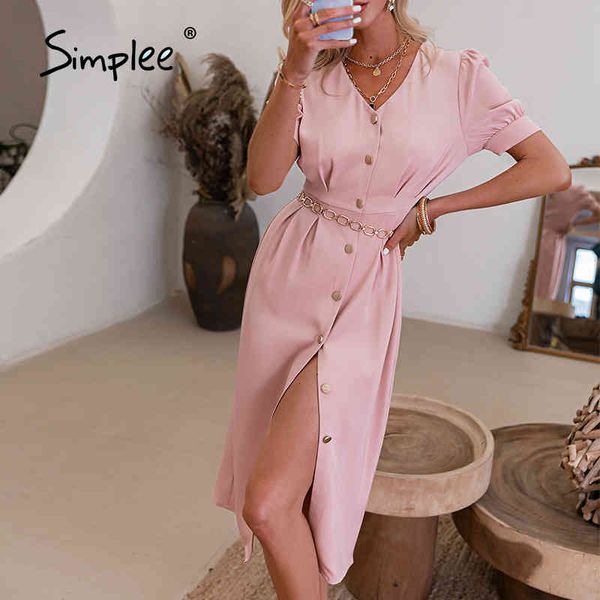 elegant light pink bodycon v-neck straight dresses puff sleeve button summer dress high waist office lady vestidos 210414, Black;gray
elegant light pink bodycon v-neck straight dresses puff sleeve button summer dress high waist office lady vestidos 210414, Black;gray