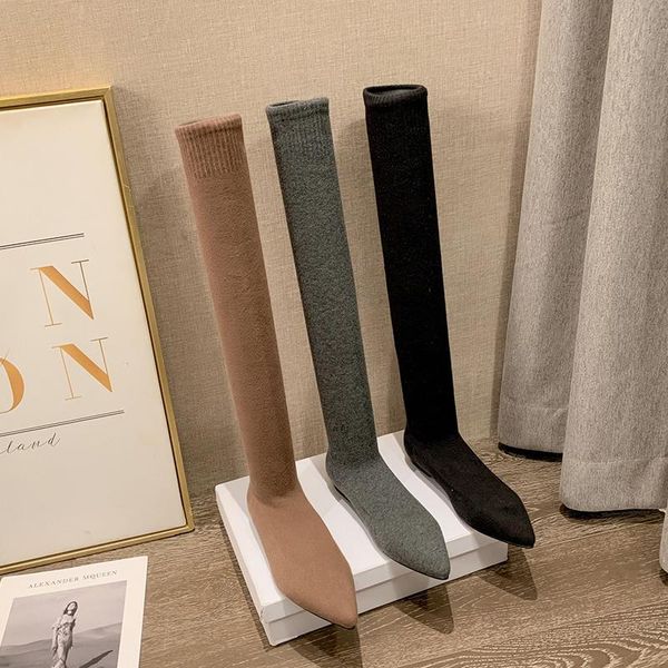 boots socks high heels women's rubber shoes ladies luxury designer stockings flat bottom over the knee 2022 autumn, Black
boots socks high heels women's rubber shoes ladies luxury designer stockings flat bottom over the knee 2022 autumn, Black