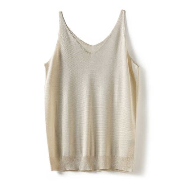tank women summer sleeveless v-neck knit tank for women bright silk knitted tank camis pullovers e829 210602, White
tank women summer sleeveless v-neck knit tank for women bright silk knitted tank camis pullovers e829 210602, White