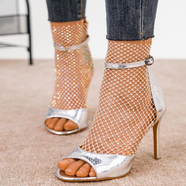 sandals shoes woman 2021 high heels women bling rhinestone mesh ladies party peep toe zipper summer boots, Black
sandals shoes woman 2021 high heels women bling rhinestone mesh ladies party peep toe zipper summer boots, Black