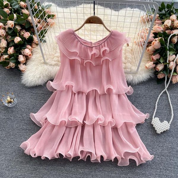 women's blouses & shirts cute pleated ruffled layers women chiffon blouse summer sweet multi-layers tank top, White
women's blouses & shirts cute pleated ruffled layers women chiffon blouse summer sweet multi-layers tank top, White