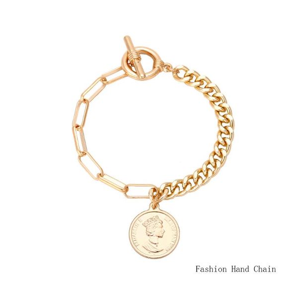 charm bracelets gold color women hollow metal irregular lock head portrait exaggerate statement hip hop simple hand chain, Golden;silver
charm bracelets gold color women hollow metal irregular lock head portrait exaggerate statement hip hop simple hand chain, Golden;silver