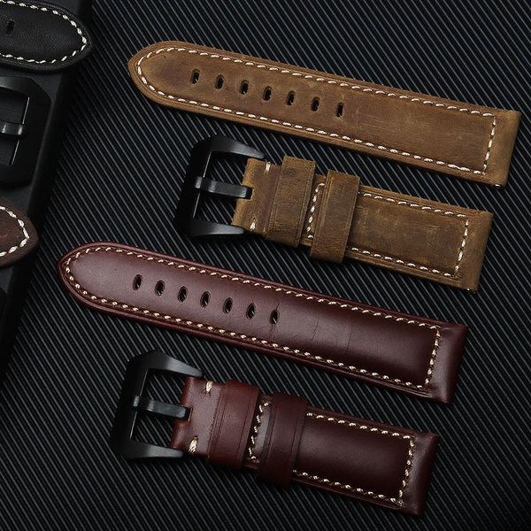 watch bands 22mm 24mm 26 mmmreal leather strap dark brown, light black classic frosted strap., Black;brown
watch bands 22mm 24mm 26 mmmreal leather strap dark brown, light black classic frosted strap., Black;brown