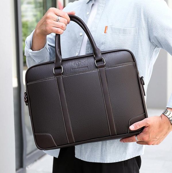 wholesale factory men shoulder bags horizontal large-capacity leather handbag business contrast fashion computer bag waterproof wear-resista
wholesale factory men shoulder bags horizontal large-capacity leather handbag business contrast fashion computer bag waterproof wear-resista