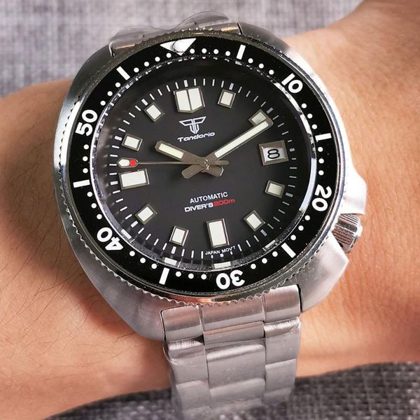 wristwatches tandorio automatic nh35a sapphire crystal dive watches 200m waterproof mens luxury mechanical wristwatch, Slivery;brown
wristwatches tandorio automatic nh35a sapphire crystal dive watches 200m waterproof mens luxury mechanical wristwatch, Slivery;brown