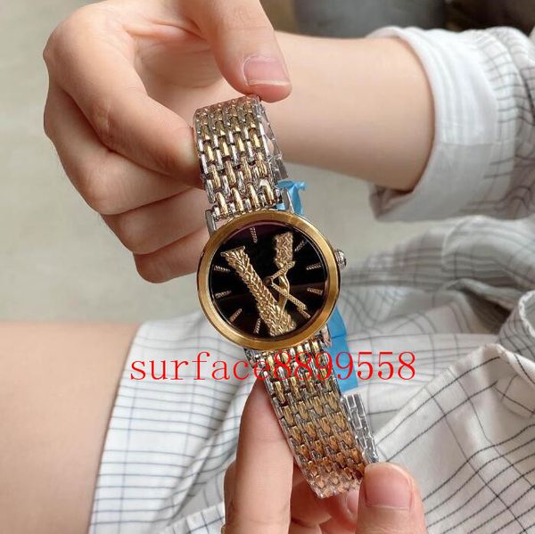 luxury women watches men sport watch quartz clock stainless steel strap 50m waterproof style design 36mm, Slivery;brown
luxury women watches men sport watch quartz clock stainless steel strap 50m waterproof style design 36mm, Slivery;brown