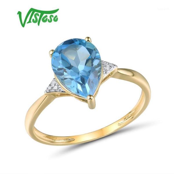 cluster rings vistoso pure14k 585 yellow gold ring for women sparkling diamond limpid blue z anniversary classic fine jewelry1, Golden;silver
cluster rings vistoso pure14k 585 yellow gold ring for women sparkling diamond limpid blue z anniversary classic fine jewelry1, Golden;silver