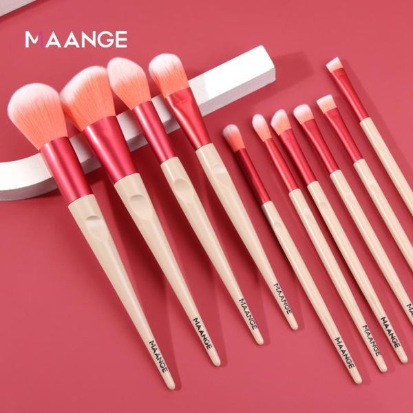 makeup brushes 10 pcs set professional natural nylon hair foundation powder contour eyeshadow make up tool
makeup brushes 10 pcs set professional natural nylon hair foundation powder contour eyeshadow make up tool