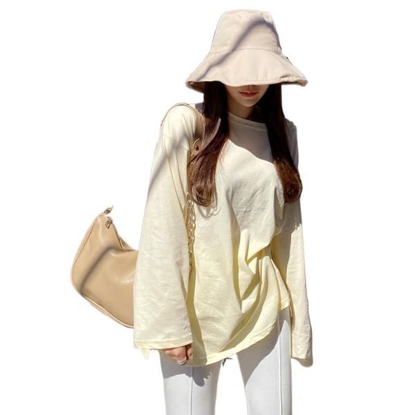 women's t-shirt 2021 spring summer t shirt women ba soft loose elegant fresh casual natural side slit basic shirts 4 colors kawaii clot, White
women's t-shirt 2021 spring summer t shirt women ba soft loose elegant fresh casual natural side slit basic shirts 4 colors kawaii clot, White