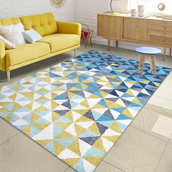 blue yellow plaid geometric carpet living room sofa rug nordic simple bedroom coffee table mat non-slip kitchen big carpets
blue yellow plaid geometric carpet living room sofa rug nordic simple bedroom coffee table mat non-slip kitchen big carpets