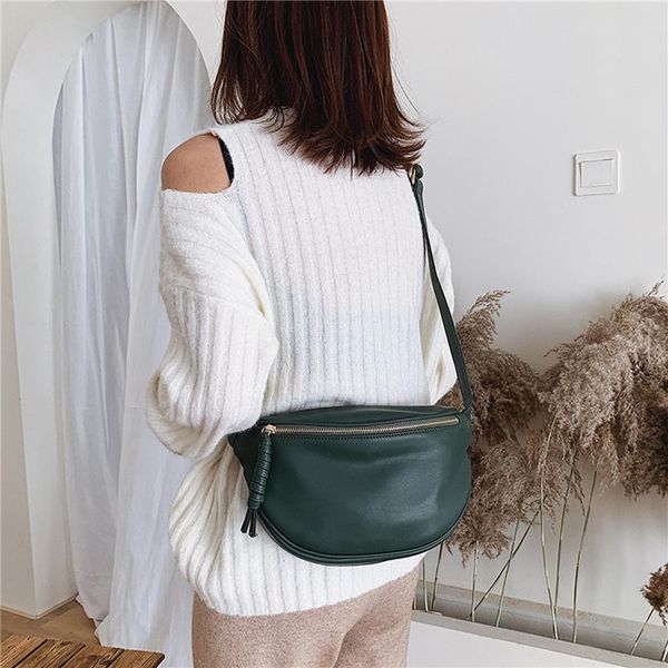 ladies waist bag pu leather large capacity zipper chest bags fashion solid color female travel pack
ladies waist bag pu leather large capacity zipper chest bags fashion solid color female travel pack