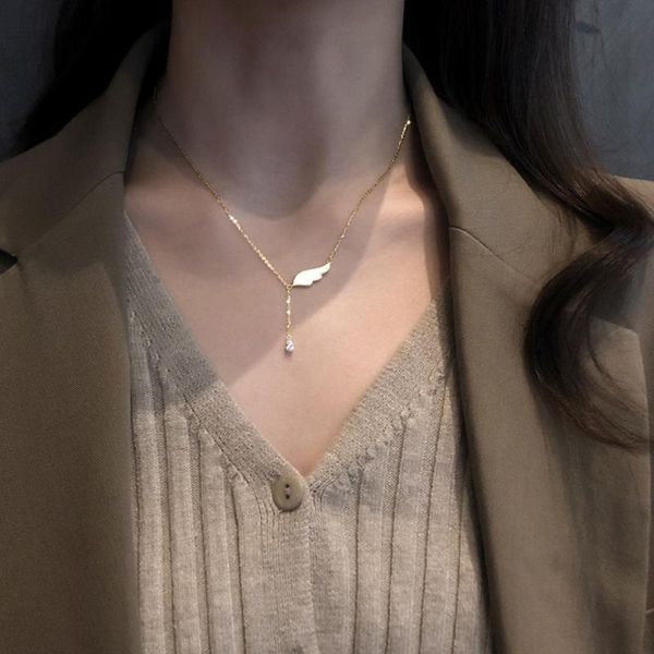 chains simple fashion charm temperament of wing shape pendant necklace restoring ancient ways ideas only beautiful, Silver
chains simple fashion charm temperament of wing shape pendant necklace restoring ancient ways ideas only beautiful, Silver
