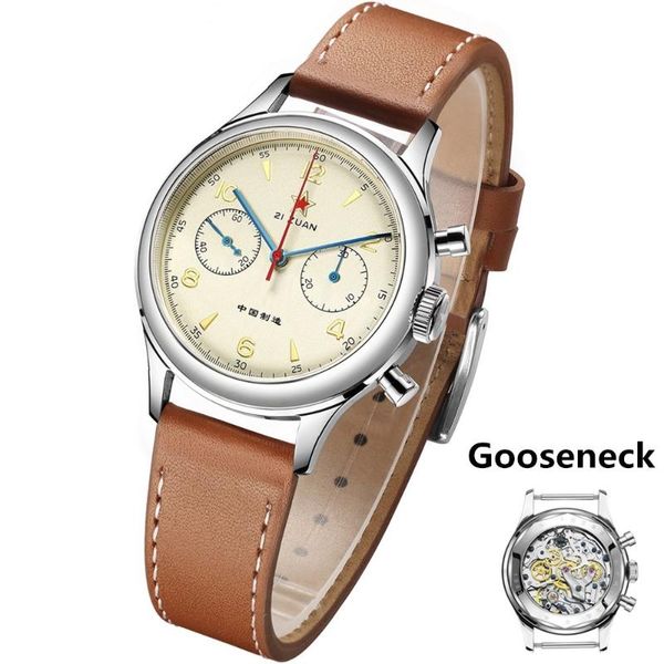 wristwatches 40mm 1963 red star watch vintage men chronograph seagull st19 hand winding movement 38mm luminous mechanical watches pilots 202, Slivery;brown
wristwatches 40mm 1963 red star watch vintage men chronograph seagull st19 hand winding movement 38mm luminous mechanical watches pilots 202, Slivery;brown