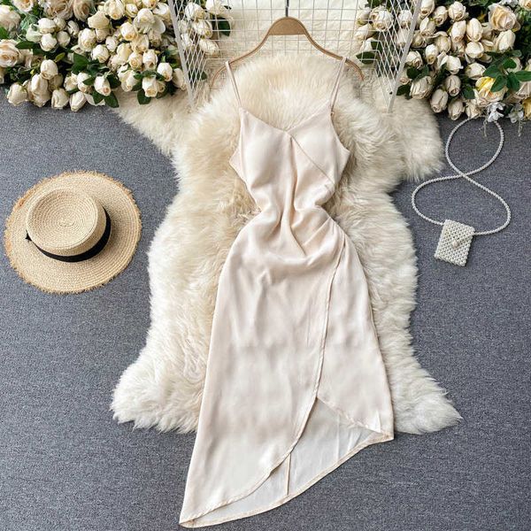deat women irregular suspender midi dress solid color sleeveless high waist fashion spring summer 11b310 210709, Black;gray
deat women irregular suspender midi dress solid color sleeveless high waist fashion spring summer 11b310 210709, Black;gray