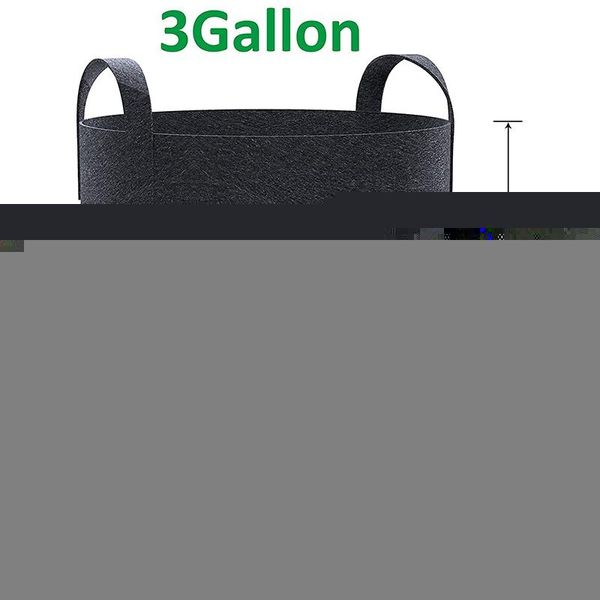 planters & pots 3gallon grow bags set, aeration fabric with handles,black plant bags,durable garden pots,fabric containers strap
planters & pots 3gallon grow bags set, aeration fabric with handles,black plant bags,durable garden pots,fabric containers strap