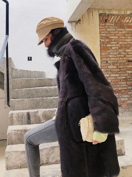 natural real coat female wool winter jacket women clothes korean vintage 100% double faced fur coats hiver 7119, Black
natural real coat female wool winter jacket women clothes korean vintage 100% double faced fur coats hiver 7119, Black