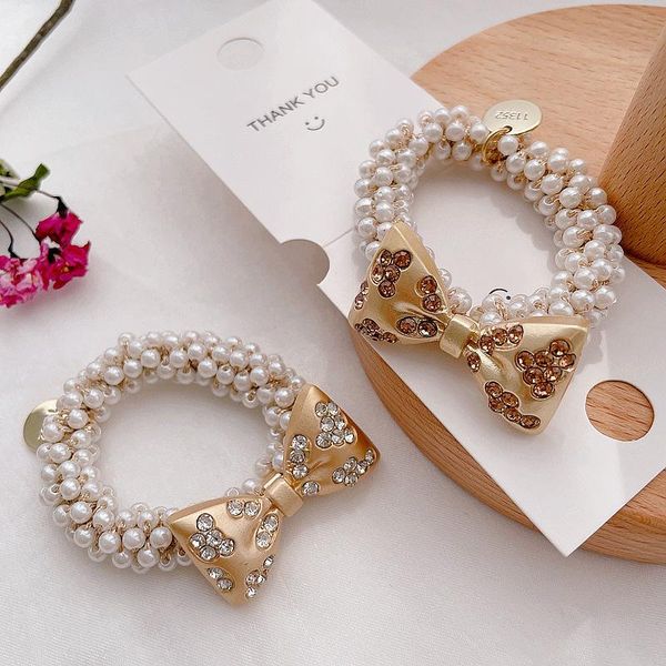 ins lovely girl's vintage beads bow hairties children's elastic rubber kid's hair accessories gum ponytail holder, Slivery;white
ins lovely girl's vintage beads bow hairties children's elastic rubber kid's hair accessories gum ponytail holder, Slivery;white