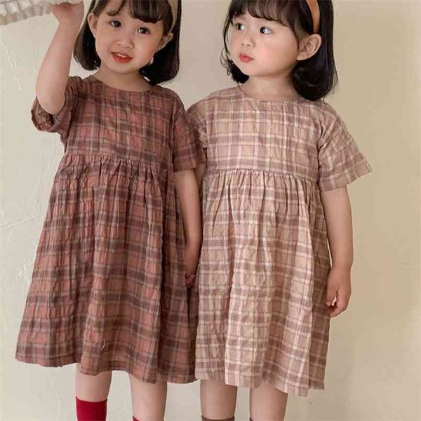 summer plaid dress japanese korean style for girls children clothes girl 2-6 years old 210528, Red;yellow
summer plaid dress japanese korean style for girls children clothes girl 2-6 years old 210528, Red;yellow